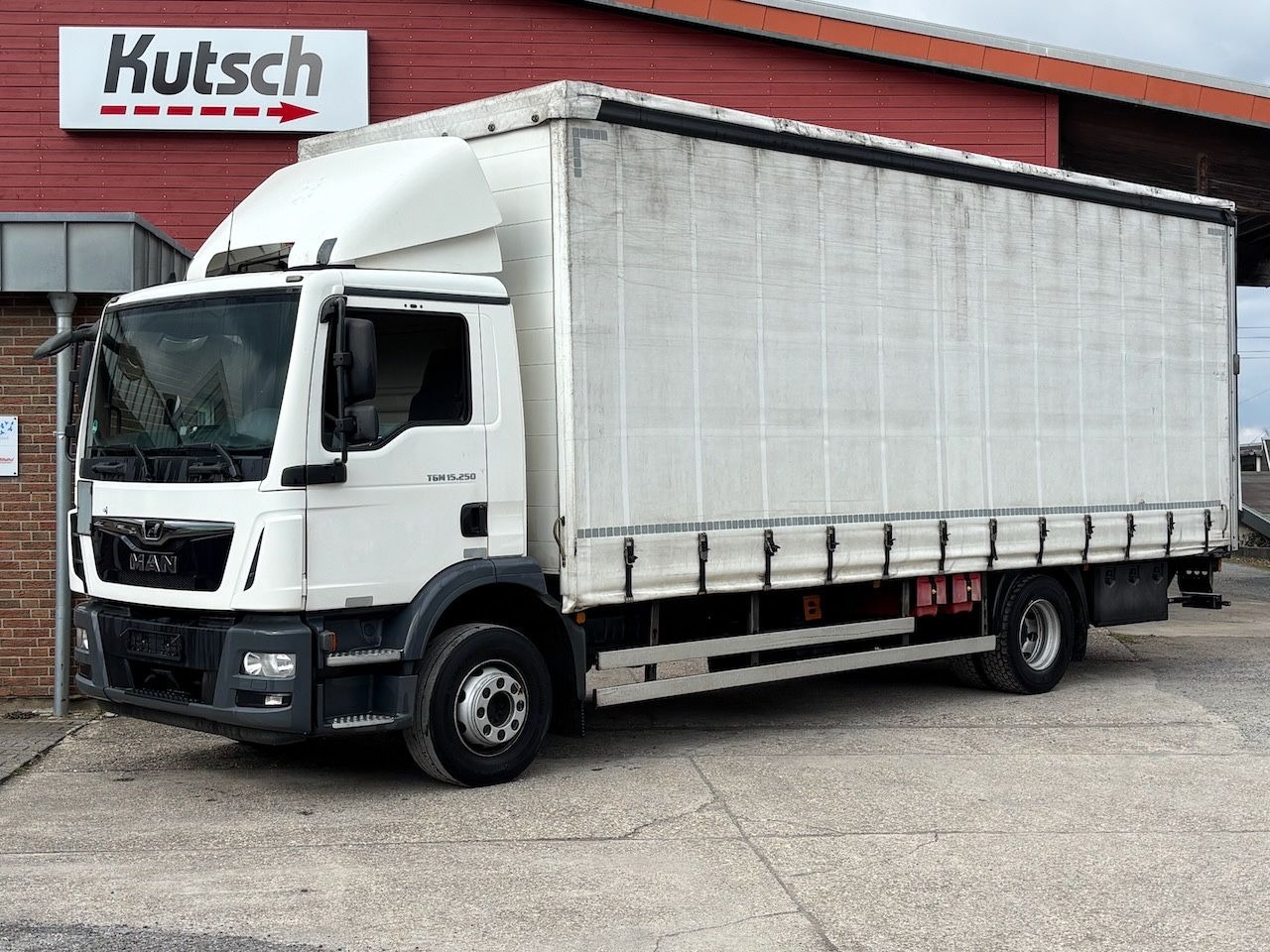 MAN TGM 15.250 BL Pritsche/Lbw, Edscha, - Plachtový nákladní auto: obrázek 1 MAN TGM 15.250 BL Pritsche/Lbw, Edscha, - Plachtový nákladní auto: obrázek 1