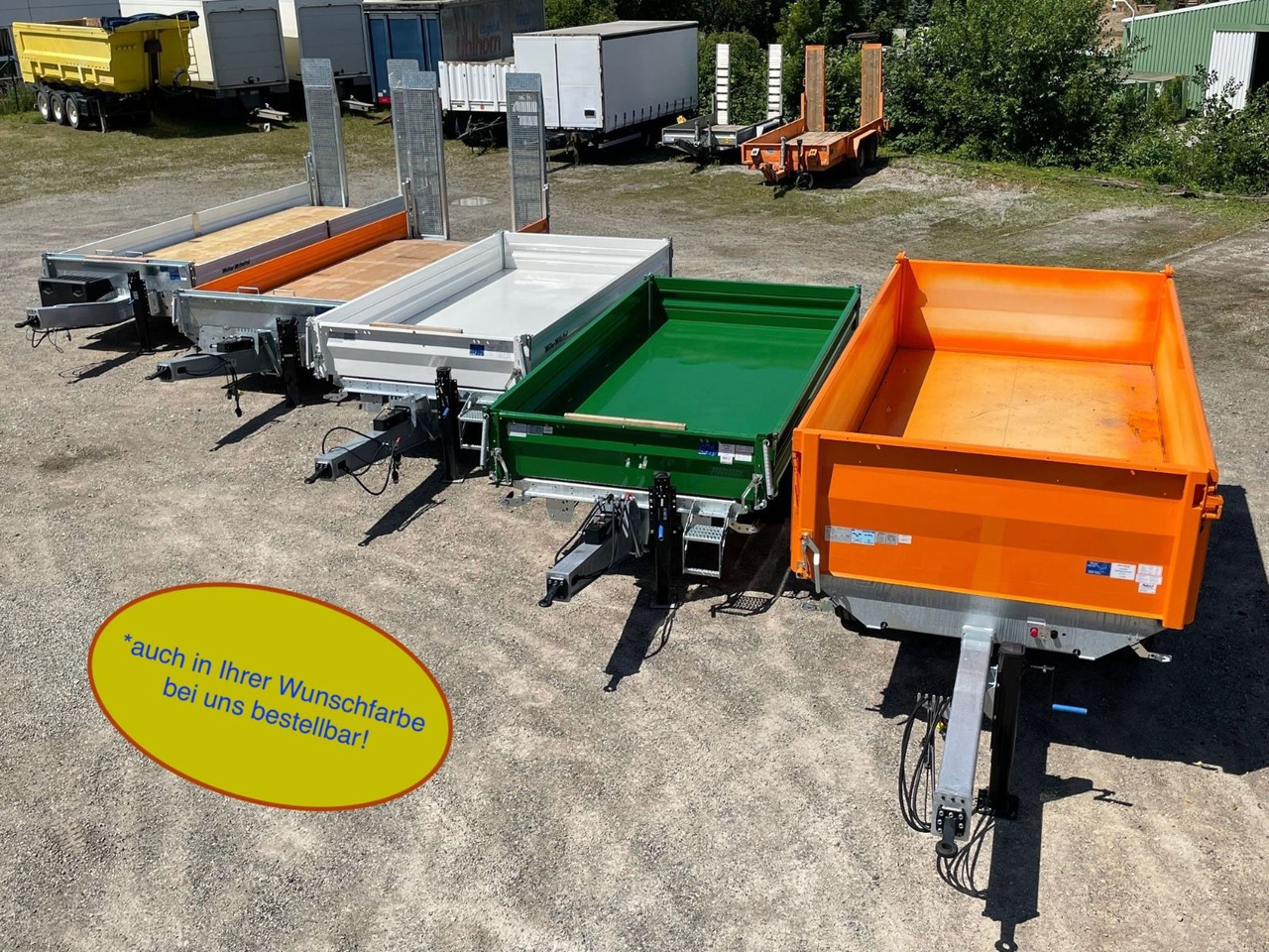 Sklápěcí přívěs Müller-Mitteltal 19t Alu 3 S-K, Plane, Podest,: obrázek 11