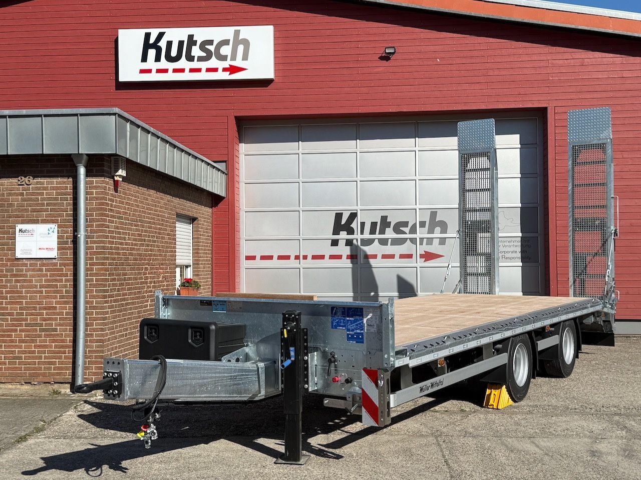 Müller-Mitteltal ETÜ-TA-R 21 Tieflader 7m, luftgefedert, LED - Přívěs plato/ Valník: obrázek 1 Müller-Mitteltal ETÜ-TA-R 21 Tieflader 7m, luftgefedert, LED - Přívěs plato/ Valník: obrázek 1