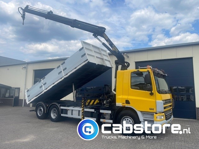 DAF CF 75.310 FAN 6x2 Euro 5 - MANUAL - Bouwjaar 2008 - Kipper - Palfinger PK 15002 Performance - Km 550.899 - Good condition! - Auto s hydraulickou rukou: obrázek 1 DAF CF 75.310 FAN 6x2 Euro 5 - MANUAL - Bouwjaar 2008 - Kipper - Palfinger PK 15002 Performance - Km 550.899 - Good condition! - Auto s hydraulickou rukou: obrázek 1