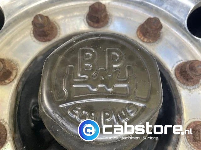 Návěs valník/ Plato Pacton T3-003 3-assige stenen oplegger 2-assen gestuurd + Kennis  Type 14.000 loopkraan - Rotator - stenenklem: obrázek 12