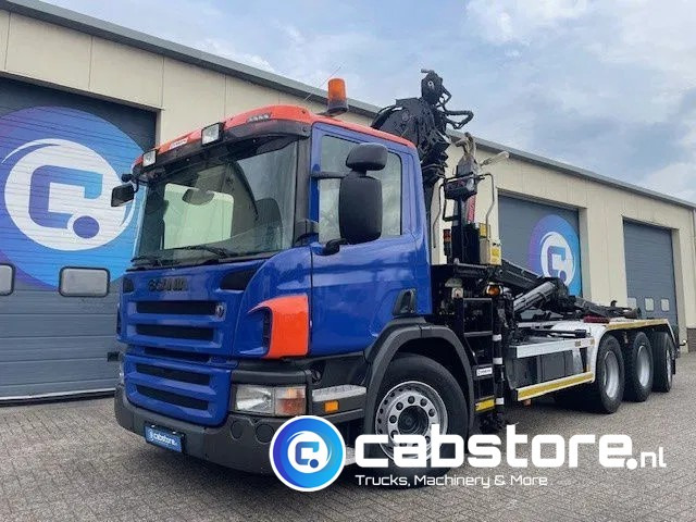 Scania P380 LB 8x4*4 HNA Euro 5 - HIAB 211 E-3 Hipro Crane with remote control + Multilift XR26S61 Hooklift - Year 2009 - Km 336.501 !! - Good condition - Hákový nosič kontejnerů, Auto s hydraulickou rukou: obrázek 4 Scania P380 LB 8x4*4 HNA Euro 5 - HIAB 211 E-3 Hipro Crane with remote control + Multilift XR26S61 Hooklift - Year 2009 - Km 336.501 !! - Good condition - Hákový nosič kontejnerů, Auto s hydraulickou rukou: obrázek 4