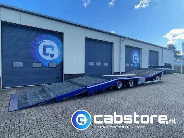 TURBO'S HOET SC22AA 2-assige oprij trailer Machine transporter - Uitschuif ramp !! - Year 2017 - Good condition - - Návěs na přepravu automobilů: obrázek 1 TURBO'S HOET SC22AA 2-assige oprij trailer Machine transporter - Uitschuif ramp !! - Year 2017 - Good condition - - Návěs na přepravu automobilů: obrázek 1