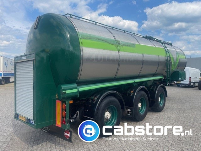 Lako T343 Tank-trailer LAKO T343 Tankoplegger RVS - Bouwjaar 2000 - SAF assen - Gestuurd - Laadvermogen 34.880 kg - Cisternový přívěs: obrázek 5 Lako T343 Tank-trailer LAKO T343 Tankoplegger RVS - Bouwjaar 2000 - SAF assen - Gestuurd - Laadvermogen 34.880 kg - Cisternový přívěs: obrázek 5