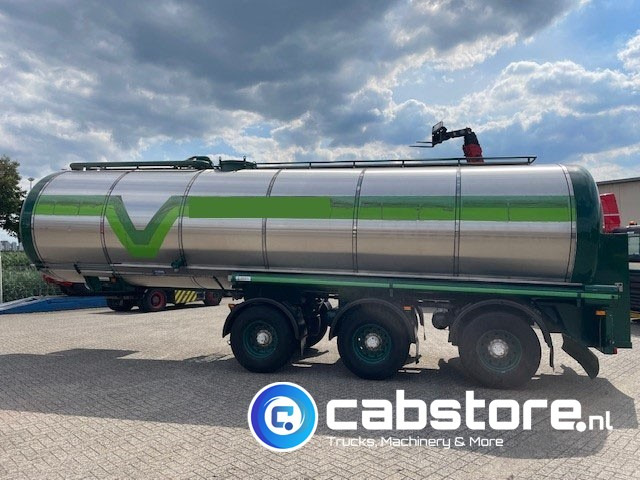 Lako T343 Tank-trailer LAKO T343 Tankoplegger RVS - Bouwjaar 2000 - SAF assen - Gestuurd - Laadvermogen 34.880 kg - Cisternový přívěs: obrázek 4 Lako T343 Tank-trailer LAKO T343 Tankoplegger RVS - Bouwjaar 2000 - SAF assen - Gestuurd - Laadvermogen 34.880 kg - Cisternový přívěs: obrázek 4