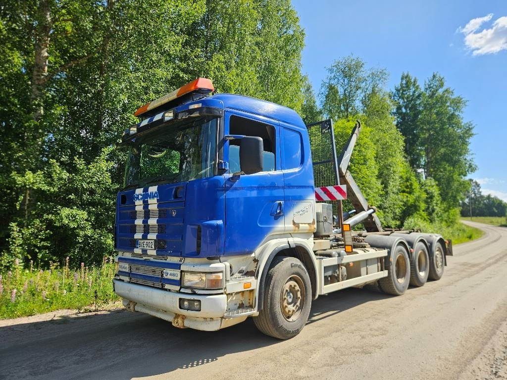 Scania 164 G 480 - Hákový nosič kontejnerů: obrázek 1 Scania 164 G 480 - Hákový nosič kontejnerů: obrázek 1