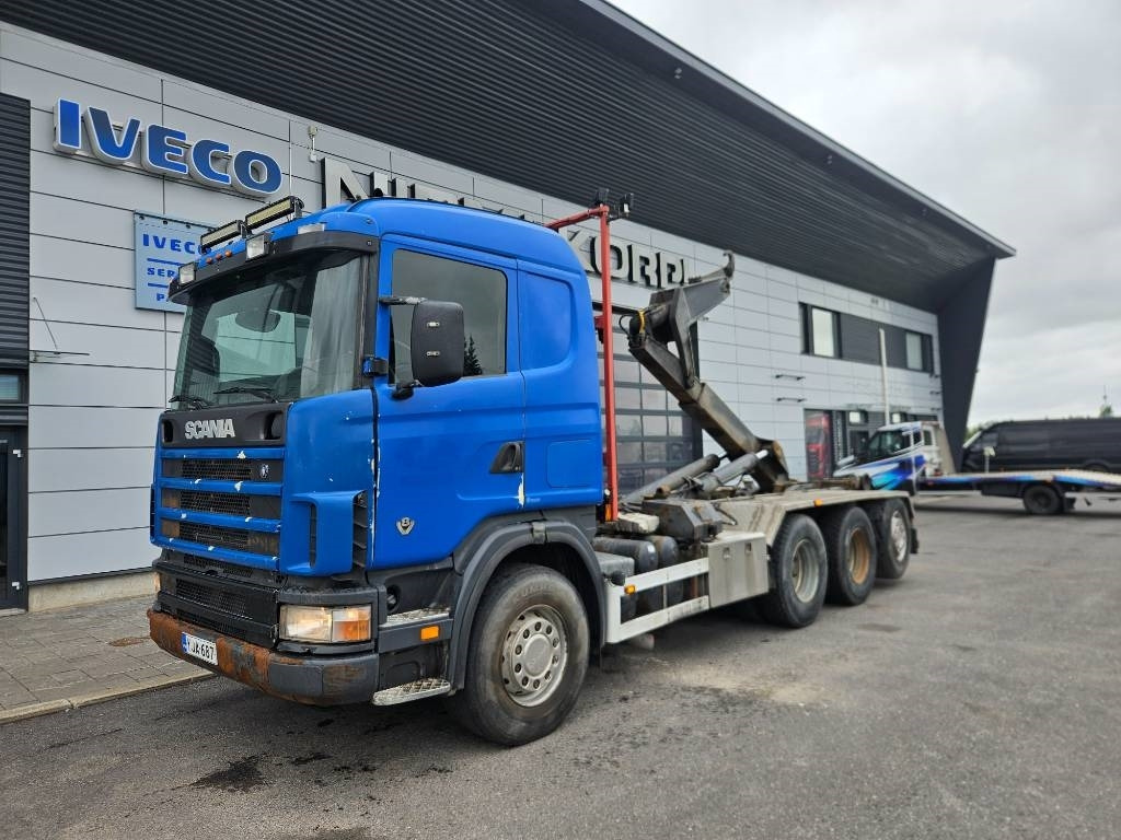Scania R164 6m taittokoukku - Hákový nosič kontejnerů: obrázek 1 Scania R164 6m taittokoukku - Hákový nosič kontejnerů: obrázek 1