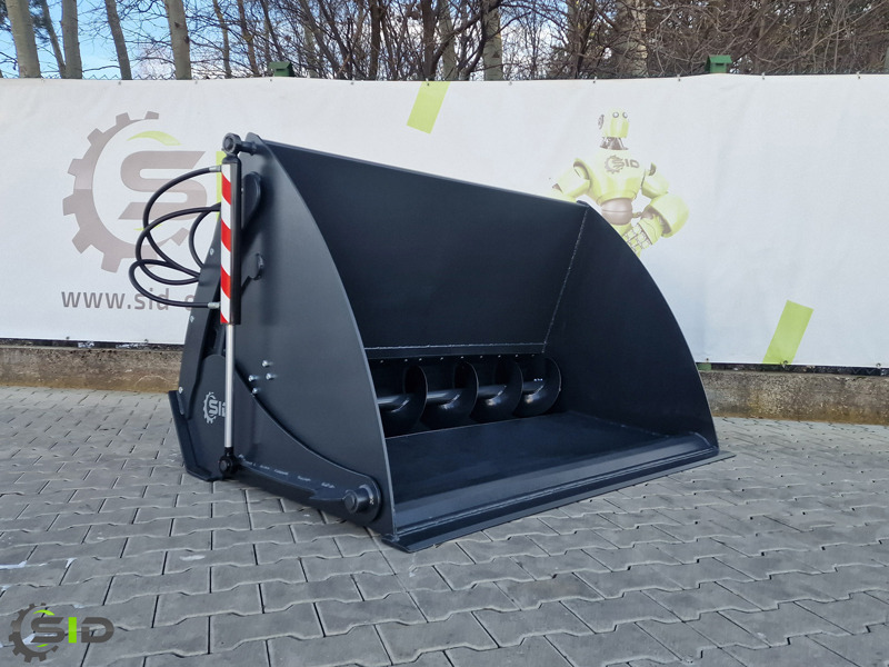 SID EINFUTTERSCHAUFEL MIT SCHNECKE / Godet distributeur de concentrés / Feeder bucket 1,2 M - Nakládací lžíce pro Zemědělská technika: obrázek 1 SID EINFUTTERSCHAUFEL MIT SCHNECKE / Godet distributeur de concentrés / Feeder bucket 1,2 M - Nakládací lžíce pro Zemědělská technika: obrázek 1
