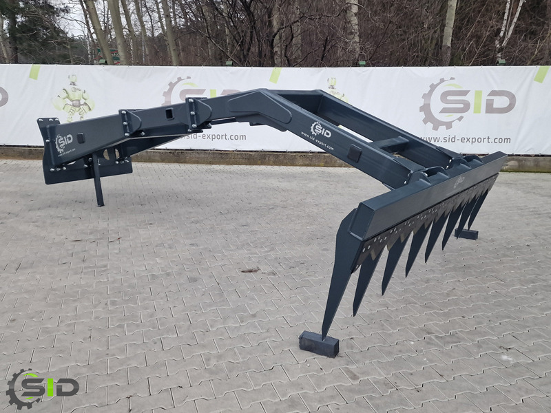 SID Silagekamm Schneidkamm Reißkamm Siloharke / Silage rake / Le râteau d'ensilage 1,80 m - Vidle pro Kloubový nakladač: obrázek 2 SID Silagekamm Schneidkamm Reißkamm Siloharke / Silage rake / Le râteau d'ensilage 1,80 m - Vidle pro Kloubový nakladač: obrázek 2
