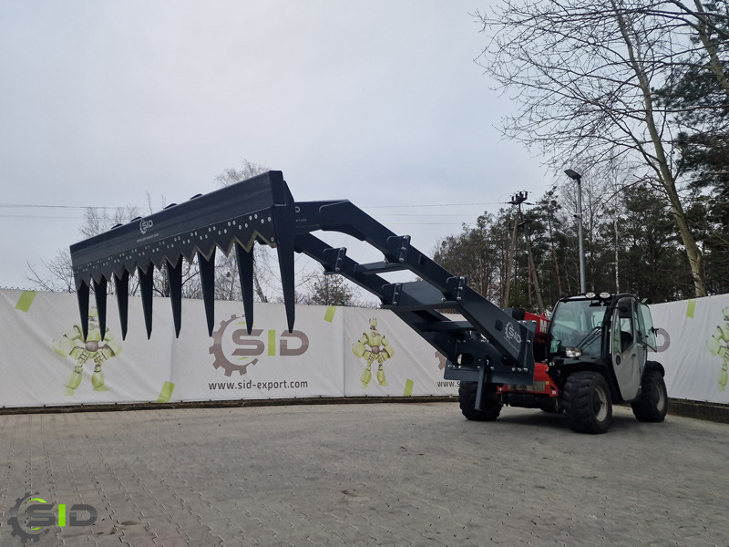 SID Silagekamm Schneidkamm Reißkamm Siloharke / Silage rake / Le râteau d'ensilage 1,80 m - Vidle pro Kloubový nakladač: obrázek 1 SID Silagekamm Schneidkamm Reißkamm Siloharke / Silage rake / Le râteau d'ensilage 1,80 m - Vidle pro Kloubový nakladač: obrázek 1