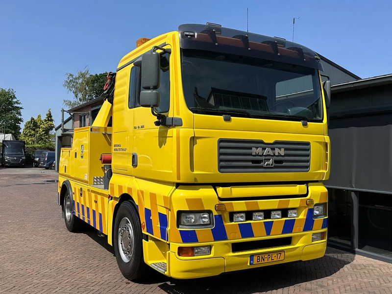 MAN TGA 18.360 Takelwagen Palfinger Kraan Falkom Brill - Odtahovka: obrázek 1 MAN TGA 18.360 Takelwagen Palfinger Kraan Falkom Brill - Odtahovka: obrázek 1