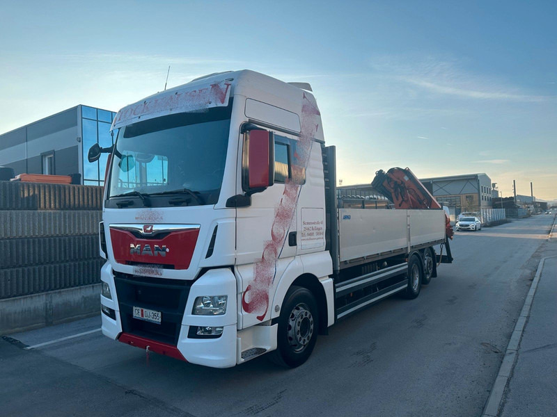 MAN TGX 26.440 - Nákladní automobil valníkový/ Plošinový, Auto s hydraulickou rukou: obrázek 2 MAN TGX 26.440 - Nákladní automobil valníkový/ Plošinový, Auto s hydraulickou rukou: obrázek 2