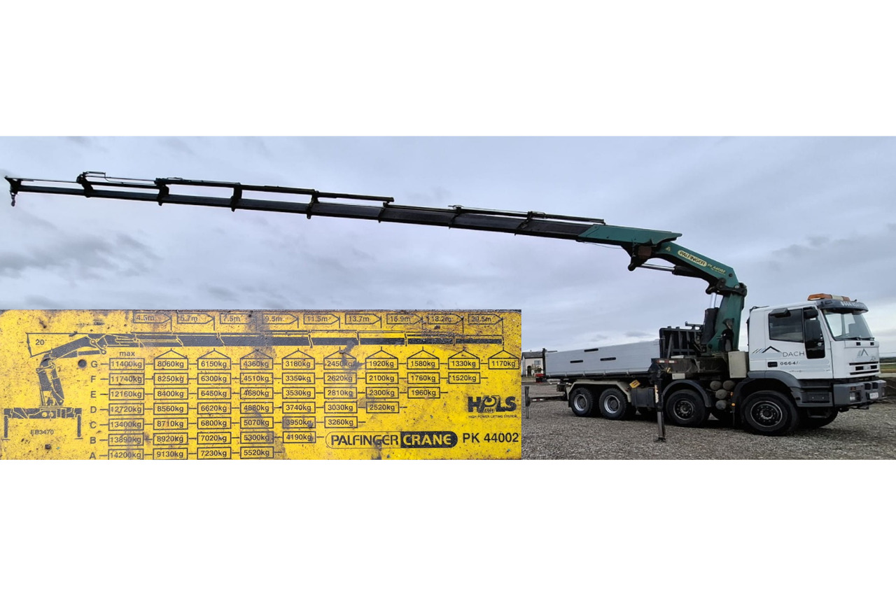 IVECO 480 EUROTRAKKER 8x4/TÜV/Palfinger PK 44002 G/MEILLER - Auto s hydraulickou rukou: obrázek 4 IVECO 480 EUROTRAKKER 8x4/TÜV/Palfinger PK 44002 G/MEILLER - Auto s hydraulickou rukou: obrázek 4
