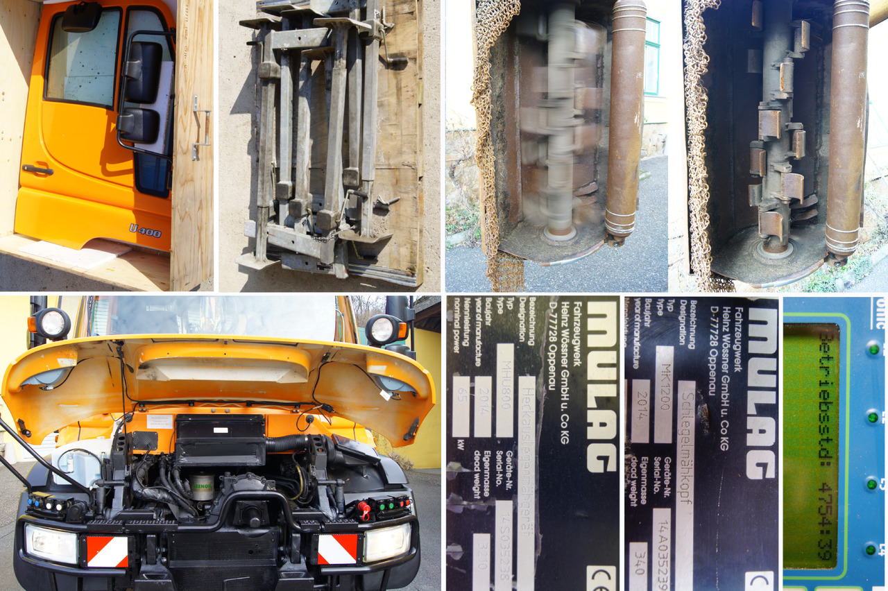 Komunální/ Speciální technika UNIMOG Unimog U 400/TÜV/Hydrostat/Mähtür +MULAG MHU 800: obrázek 15