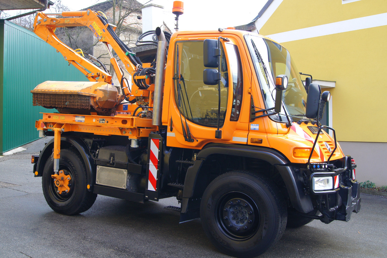 Komunální/ Speciální technika UNIMOG Unimog U 400/TÜV/Hydrostat/Mähtür +MULAG MHU 800: obrázek 8