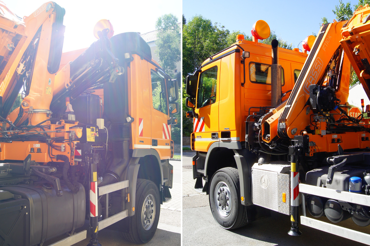 MERCEDES-BENZ ACTROS 1836 /4x4/TÜV/FASSI 110/MEILLER/Winterdienst/Wechselsystem - Vozidlo pro zimní údržbu: obrázek 5 MERCEDES-BENZ ACTROS 1836 /4x4/TÜV/FASSI 110/MEILLER/Winterdienst/Wechselsystem - Vozidlo pro zimní údržbu: obrázek 5