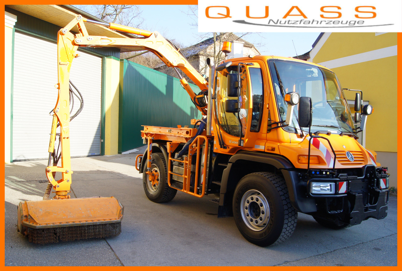 MERCEDES-BENZ Unimog U 400/Hydrostat/Mähtür +MULAG MHU 800 - Sklápěč: obrázek 1 MERCEDES-BENZ Unimog U 400/Hydrostat/Mähtür +MULAG MHU 800 - Sklápěč: obrázek 1