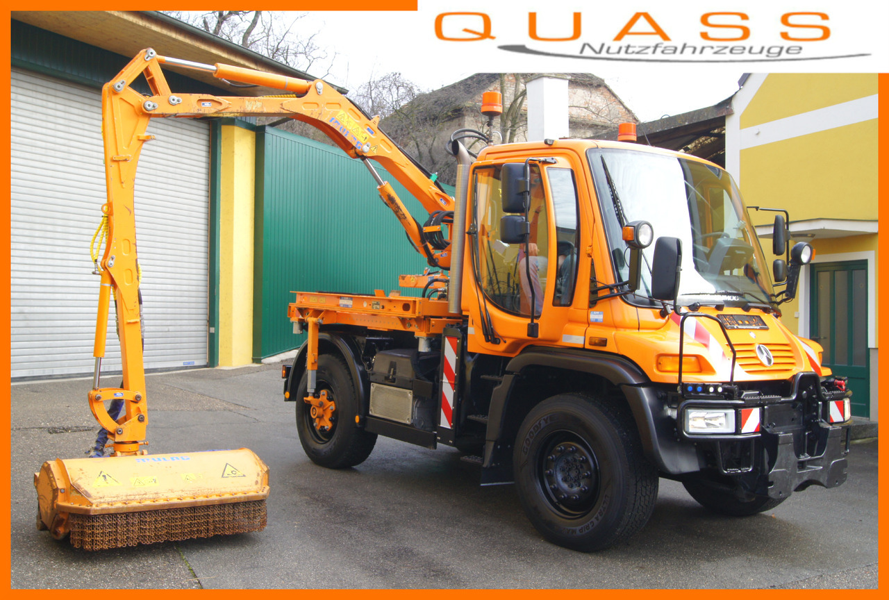 MERCEDES-BENZ Unimog U 400/TÜV/Hydrostat/Mähtür +MULAG MHU 800 - Sklápěč: obrázek 1 MERCEDES-BENZ Unimog U 400/TÜV/Hydrostat/Mähtür +MULAG MHU 800 - Sklápěč: obrázek 1