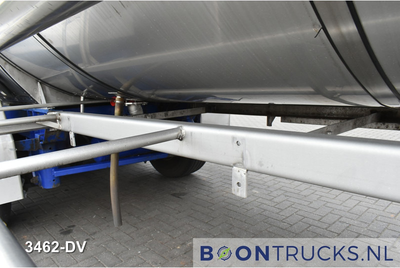 Cisternový návěs Burg BPO 12-27 Z TANK | 32,7 M³ * 3 COMP. * FOOD * STAINLESS STEEL * APK 05-2025: obrázek 18