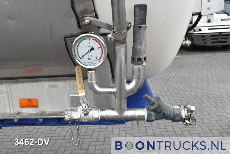 Cisternový návěs Burg BPO 12-27 Z TANK | 32,7 M³ * 3 COMP. * FOOD * STAINLESS STEEL * APK 05-2025: obrázek 17