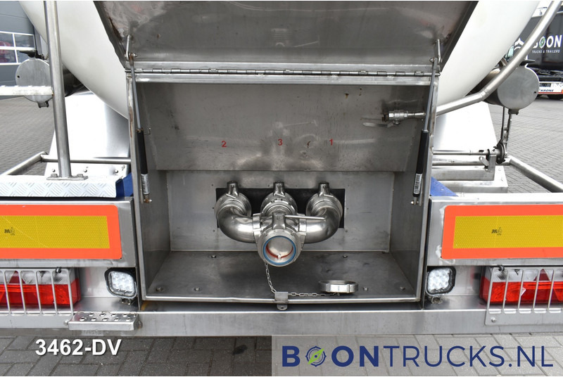 Cisternový návěs Burg BPO 12-27 Z TANK | 32,7 M³ * 3 COMP. * FOOD * STAINLESS STEEL * APK 05-2025: obrázek 9
