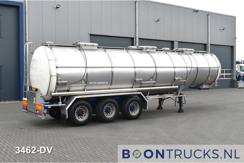 Burg BPO 12-27 Z TANK | 32,7 M³ * 3 COMP. * FOOD * STAINLESS STEEL * APK 05-2025 - Cisternový návěs: obrázek 1 Burg BPO 12-27 Z TANK | 32,7 M³ * 3 COMP. * FOOD * STAINLESS STEEL * APK 05-2025 - Cisternový návěs: obrázek 1