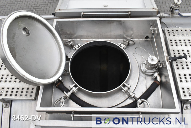 Cisternový návěs Burg BPO 12-27 Z TANK | 32,7 M³ * 3 COMP. * FOOD * STAINLESS STEEL * APK 05-2025: obrázek 11