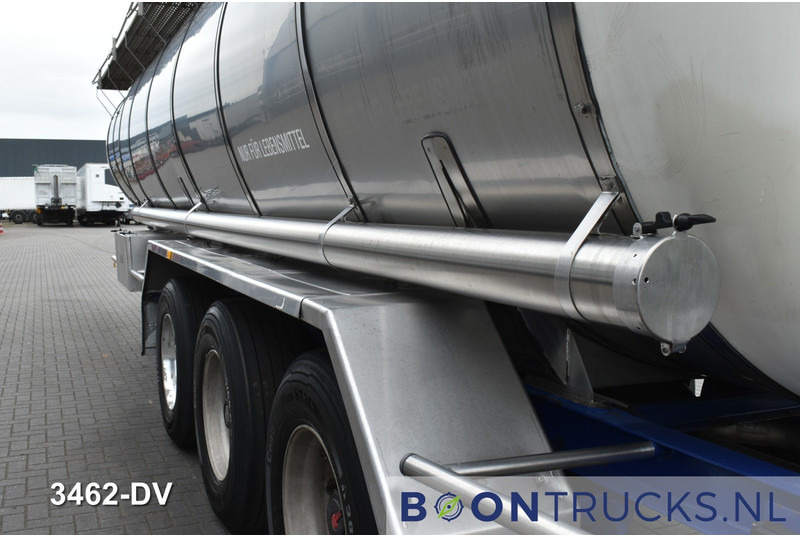 Cisternový návěs Burg BPO 12-27 Z TANK | 32,7 M³ * 3 COMP. * FOOD * STAINLESS STEEL * APK 05-2025: obrázek 15