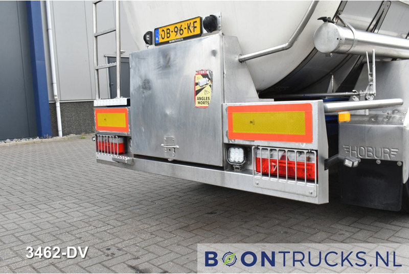 Cisternový návěs Burg BPO 12-27 Z TANK | 32,7 M³ * 3 COMP. * FOOD * STAINLESS STEEL * APK 05-2025: obrázek 13
