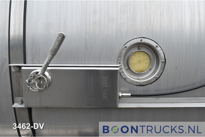 Cisternový návěs Burg BPO 12-27 Z TANK | 32,7 M³ * 3 COMP. * FOOD * STAINLESS STEEL * APK 05-2025: obrázek 16