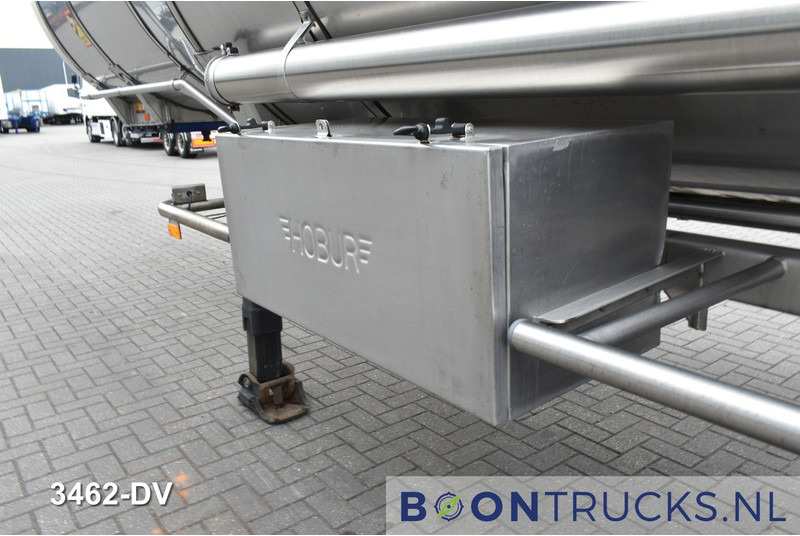 Cisternový návěs Burg BPO 12-27 Z TANK | 32,7 M³ * 3 COMP. * FOOD * STAINLESS STEEL * APK 05-2025: obrázek 20