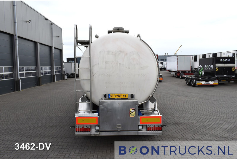 Cisternový návěs Burg BPO 12-27 Z TANK | 32,7 M³ * 3 COMP. * FOOD * STAINLESS STEEL * APK 05-2025: obrázek 7