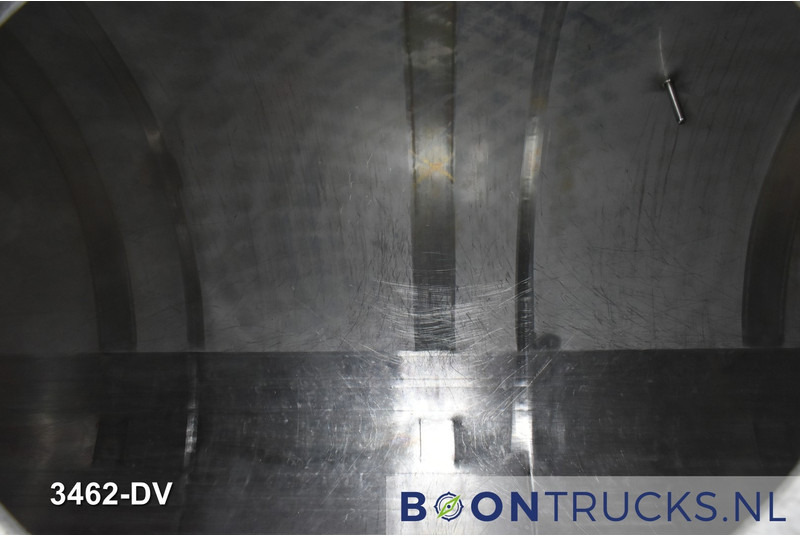 Cisternový návěs Burg BPO 12-27 Z TANK | 32,7 M³ * 3 COMP. * FOOD * STAINLESS STEEL * APK 05-2025: obrázek 12