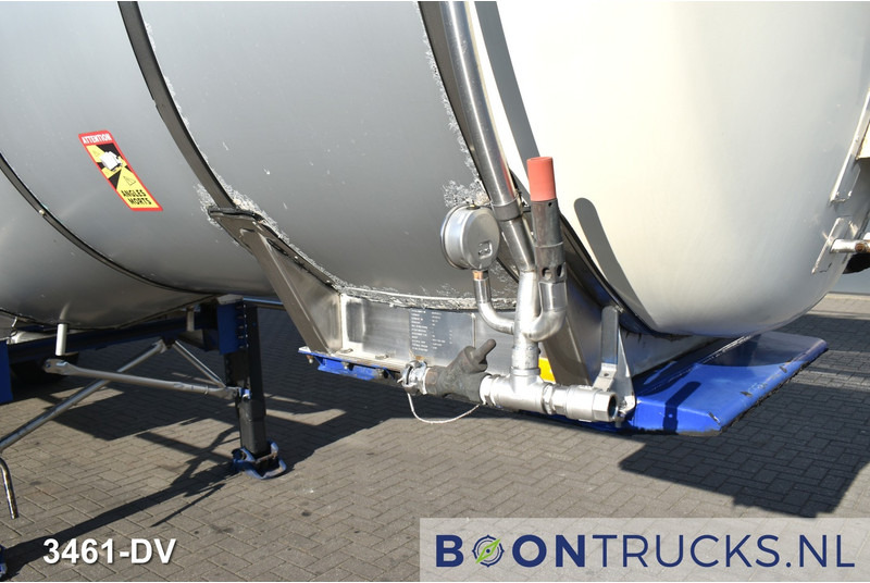 Cisternový návěs Burg BPO 12-27 Z TANK | 32,8 M³ * 3 COMP. * FOOD * STAINLESS STEEL * APK 10-2025: obrázek 14