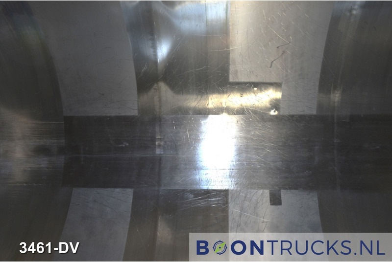 Cisternový návěs Burg BPO 12-27 Z TANK | 32,8 M³ * 3 COMP. * FOOD * STAINLESS STEEL * APK 10-2025: obrázek 10
