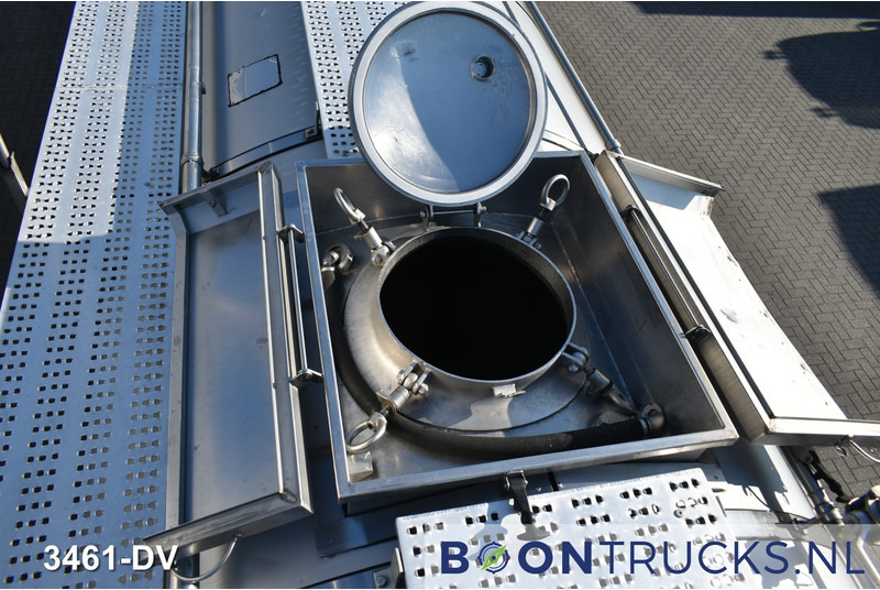 Cisternový návěs Burg BPO 12-27 Z TANK | 32,8 M³ * 3 COMP. * FOOD * STAINLESS STEEL * APK 10-2025: obrázek 8