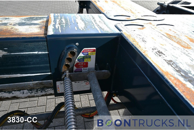 Kontejnerovy návěs/ Výměnná nástavba D-Tec FLEXITRAILER | 2x20-30-40-45ft HC * 2x LIFT AXLE * MB / DISC * NL TRAILER * APK 03-2026: obrázek 12