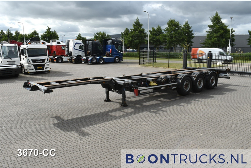Kögel PORT 40 SIMPLEX 20 | 2x20-30-40ft HC * LIFT AXLE * SAF / DISC * EXTENDABLE REAR * MOT 02-2026 - Kontejnerovy návěs/ Výměnná nástavba: obrázek 5 Kögel PORT 40 SIMPLEX 20 | 2x20-30-40ft HC * LIFT AXLE * SAF / DISC * EXTENDABLE REAR * MOT 02-2026 - Kontejnerovy návěs/ Výměnná nástavba: obrázek 5