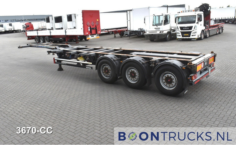 Kögel PORT 40 SIMPLEX 20 | 2x20-30-40ft HC * LIFT AXLE * SAF / DISC * EXTENDABLE REAR * MOT 02-2026 - Kontejnerovy návěs/ Výměnná nástavba: obrázek 3 Kögel PORT 40 SIMPLEX 20 | 2x20-30-40ft HC * LIFT AXLE * SAF / DISC * EXTENDABLE REAR * MOT 02-2026 - Kontejnerovy návěs/ Výměnná nástavba: obrázek 3