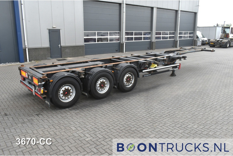 Kögel PORT 40 SIMPLEX 20 | 2x20-30-40ft HC * LIFT AXLE * SAF / DISC * EXTENDABLE REAR * MOT 02-2026 - Kontejnerovy návěs/ Výměnná nástavba: obrázek 1 Kögel PORT 40 SIMPLEX 20 | 2x20-30-40ft HC * LIFT AXLE * SAF / DISC * EXTENDABLE REAR * MOT 02-2026 - Kontejnerovy návěs/ Výměnná nástavba: obrázek 1