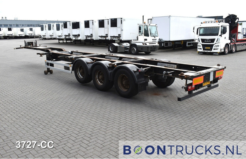 Pacton T3-007 | 2x20-40-45ft HC * FIXED CHASSIS * LIFT AXLE * NL TRAILER - Kontejnerovy návěs/ Výměnná nástavba: obrázek 2 Pacton T3-007 | 2x20-40-45ft HC * FIXED CHASSIS * LIFT AXLE * NL TRAILER - Kontejnerovy návěs/ Výměnná nástavba: obrázek 2