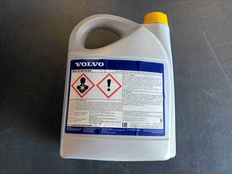 VOLVO VCS-2 COOLANT - 5L PACK 24078863, 22567321 - Chladící systém pro Nákladní auto: obrázek 4 VOLVO VCS-2 COOLANT - 5L PACK 24078863, 22567321 - Chladící systém pro Nákladní auto: obrázek 4