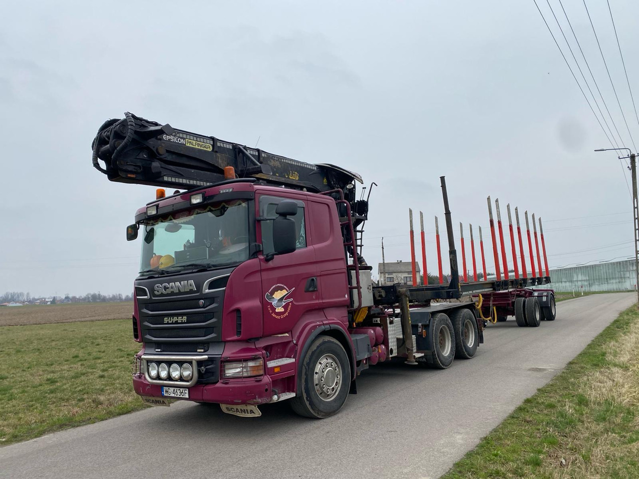 SCANIA R500 - Auto s hydraulickou rukou, Lesovůz: obrázek 1 SCANIA R500 - Auto s hydraulickou rukou, Lesovůz: obrázek 1