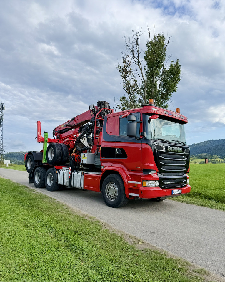 Lesovůz, Auto s hydraulickou rukou pro dopravu dřeva SCANIA R580: obrázek 8