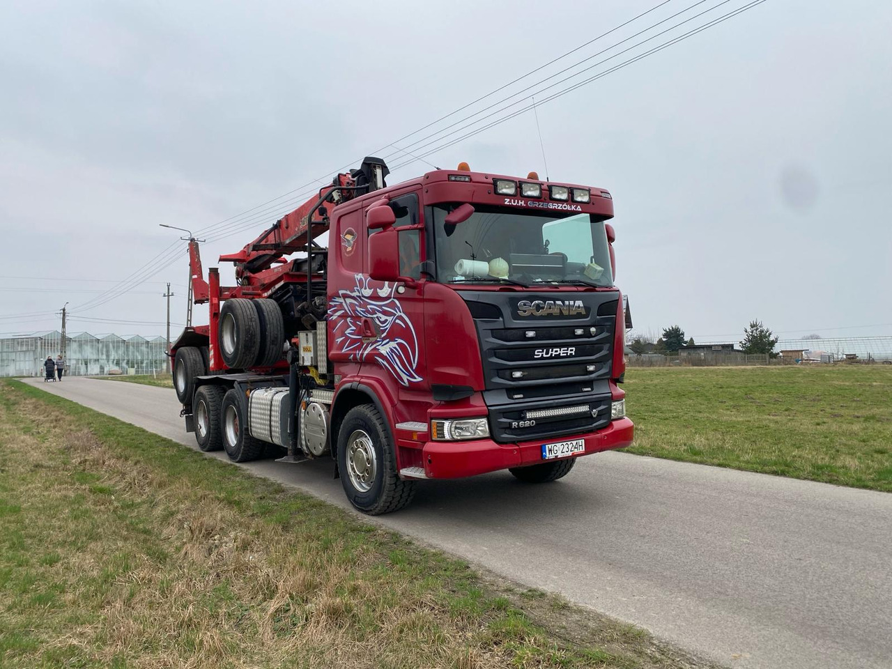 SCANIA R620 - Lesovůz, Auto s hydraulickou rukou: obrázek 5 SCANIA R620 - Lesovůz, Auto s hydraulickou rukou: obrázek 5