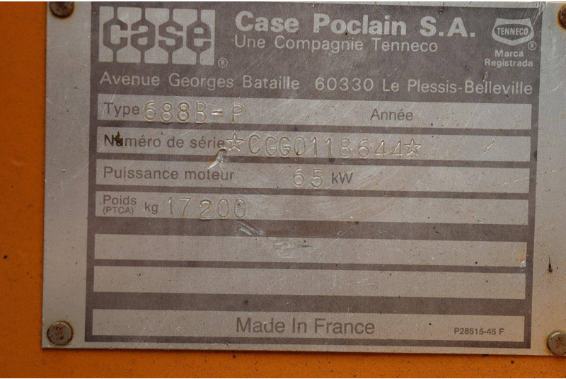 Kolesové rýpadlo Case 688B-P: obrázek 19