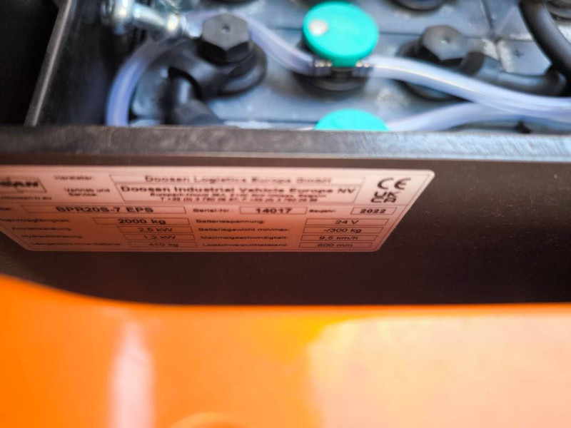 Doosan BPR208-7 EPS - Paletový vozík: obrázek 4 Doosan BPR208-7 EPS - Paletový vozík: obrázek 4