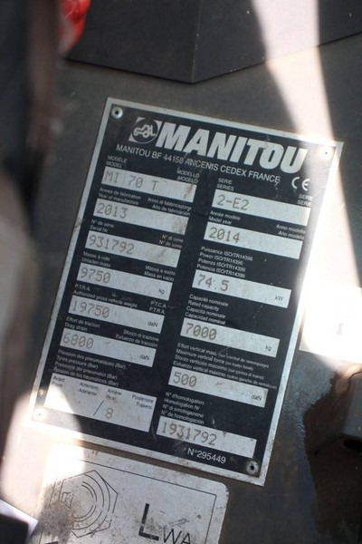 Vysokozdvižný vozík terénní Manitou MI 70 T: obrázek 18