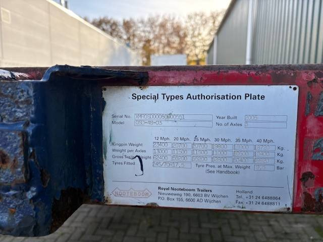 Nooteboom OSD-48-03 - Podvalníkový návěs: obrázek 5 Nooteboom OSD-48-03 - Podvalníkový návěs: obrázek 5