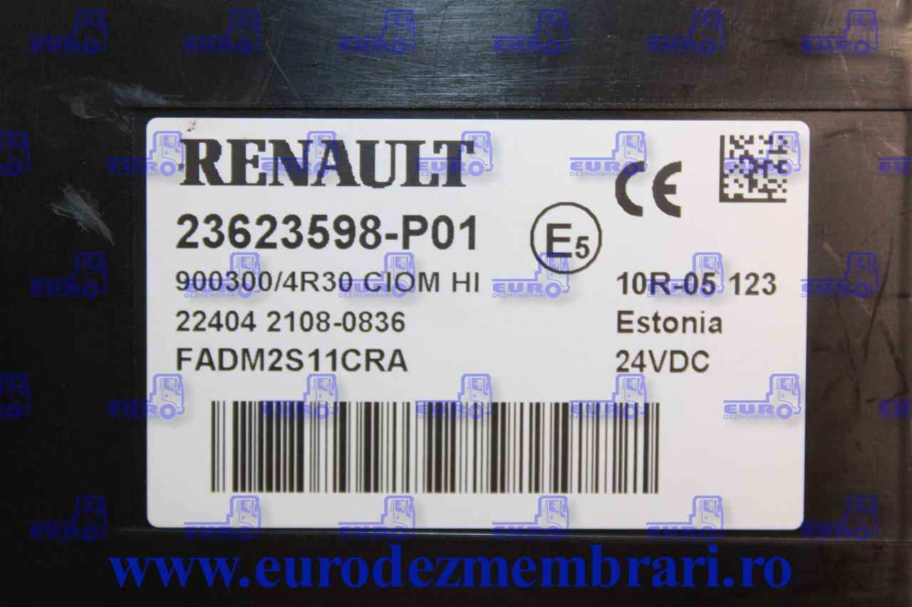 CALCULATOR CIOM HI RENAULT T 23623598 - Řídicí blok pro Nákladní auto: obrázek 3 CALCULATOR CIOM HI RENAULT T 23623598 - Řídicí blok pro Nákladní auto: obrázek 3